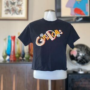 𝅺vintage cropped Guys And Dolls tee size S